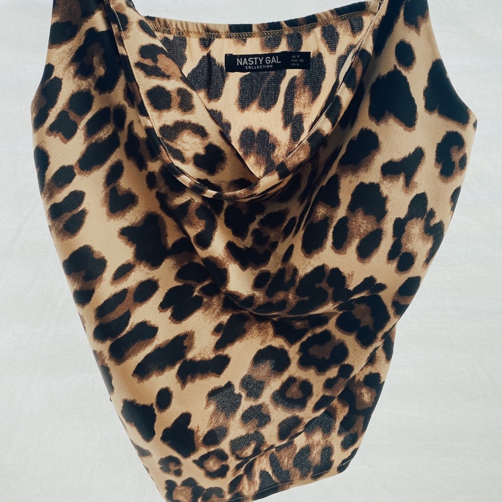 Cheetah Print Scoop Neck Tank